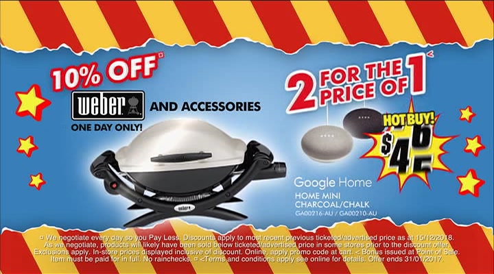 google home mini the good guys