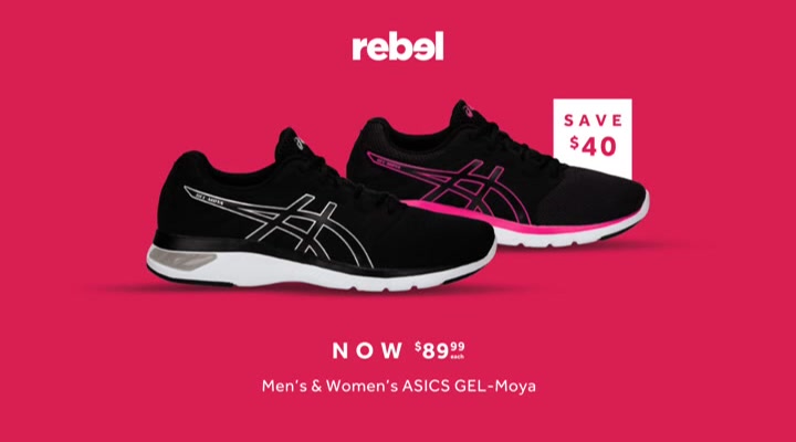 rebel sport asics mens shoes